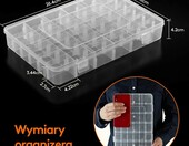 Lifewit organizer na koraliki 3x36 przegródek – pojemnik do biżuterii – zdjęcie 2