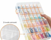 Lifewit organizer na koraliki 3x36 przegródek – pojemnik do biżuterii – zdjęcie 4