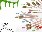 ToolSpace zestaw pędzli 22 szt. – narzędzia do lakierowania i decoupage – zdjęcie 2