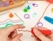 Bangbobi zestaw akcesoriów dziewiarskich 91 elementów – znaczniki, igły, pudełko – zdjęcie 5