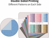 ShiLiuYiDaLe papier decoupage dwustronny 24 arkusze 30,5x30,5 cm – zdjęcie 3