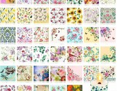 Ticeyubime serwetki do decoupage 80 szt. – wzory kwiatowe – zdjęcie 1