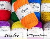 Włóczka akrylowa ilauke 20 kolorów 600 g - zestaw do szydełkowania – zdjęcie 4