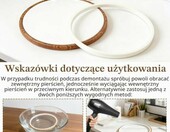 HAOTIAN-X Tamborki do haftu 20 cm imitacja drewna - zestaw 6 sztuk – zdjęcie 4