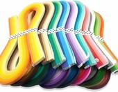 Paski do quillingu 5 mm - zestaw 1200 szt. w 60 kolorach – zdjęcie 4