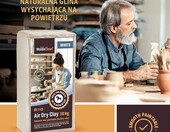 Masa modelarska schnąca na powietrzu 10 kg, biała – zdjęcie 2