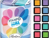 Aladine 03330 zestaw poduszek z tuszem pastelowe kolory – zdjęcie 1