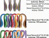 YURROAD UK-D636 zestaw startowy do quillingu 1860 pasków – zdjęcie 3