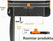 Firbon AM170901 trymer do papieru A4 30 cm, narzędzie scrapbooking – zdjęcie 3