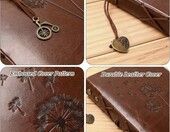 YILEEY album baza scrapbooking 28x21 cm, czarne strony, skóra ekologiczna – zdjęcie 4