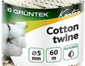 GRÜNTEK sznurek bawełniany 5 mm, 60 m, do wszycia i rękodzieła – zdjęcie 1