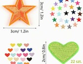 TogtherKings zestaw 56 haftowanych aplikacji do naprasowania – zdjęcie 4