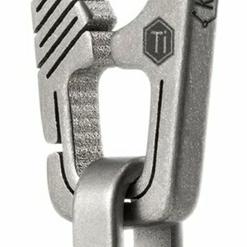 KeyUnity KM04 tytanowy brelok do kluczy z karabińczykiem