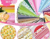 ZPSHYD zestaw 70 tkanin bawełnianych patchwork 25x25 cm – zdjęcie 3