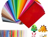 PickGenie zestaw 66 arkuszy filcu 20x30 cm z nićmi – zdjęcie 1