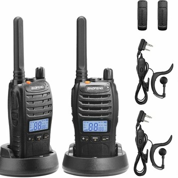 BAOFENG BF-88ST Pro – zestaw 2 wytrzymałych radiotelefonów PMR446 do pracy w terenie