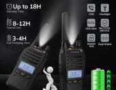 BAOFENG BF-88ST Pro – zestaw 2 wytrzymałych radiotelefonów PMR446 do pracy w terenie – zdjęcie 2
