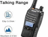 BAOFENG BF-88ST Pro – zestaw 2 wytrzymałych radiotelefonów PMR446 do pracy w terenie – zdjęcie 4