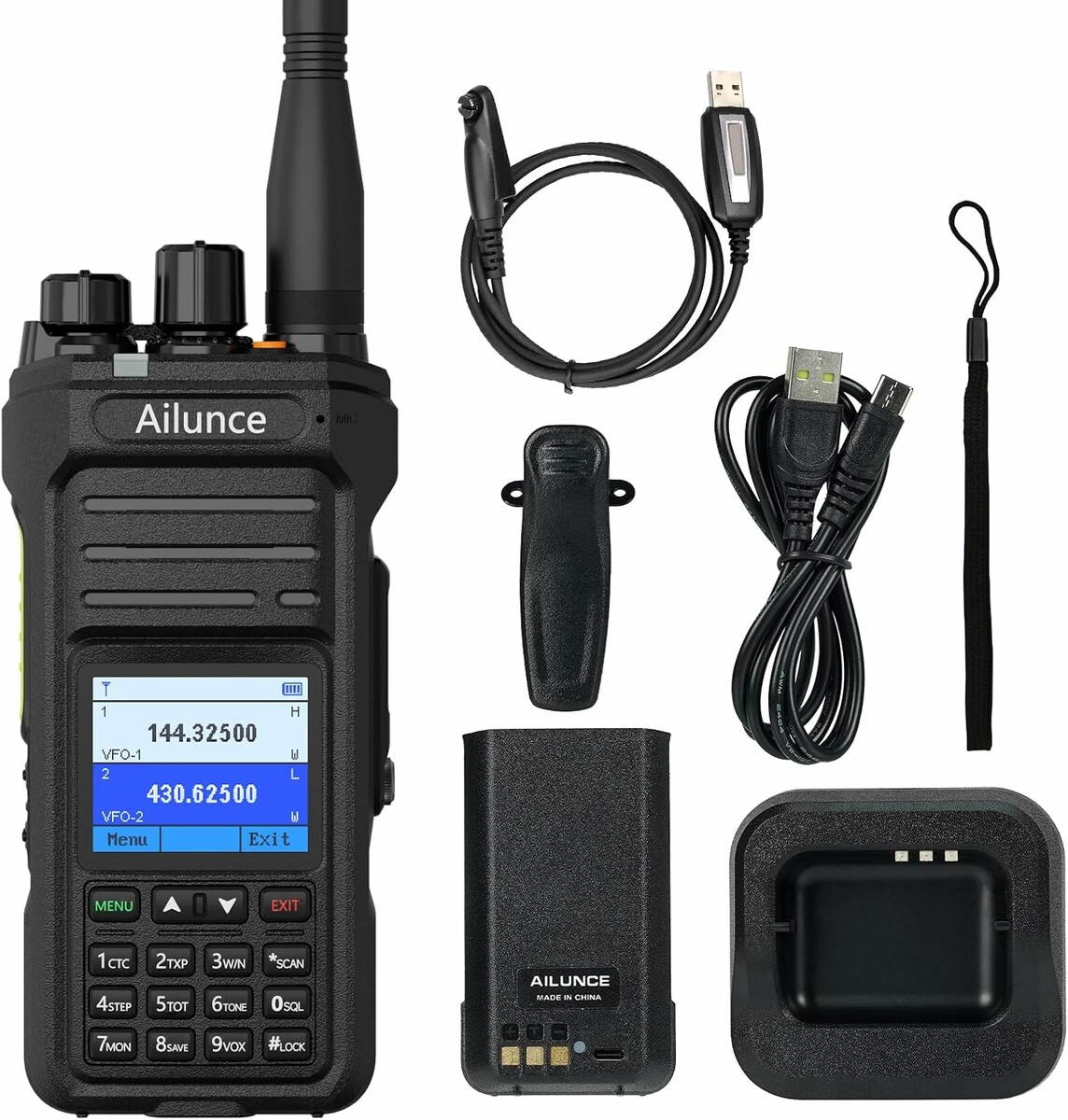 Retevis Ailunce HA1UV – dwupasmowy radiotelefon amatorski IP67