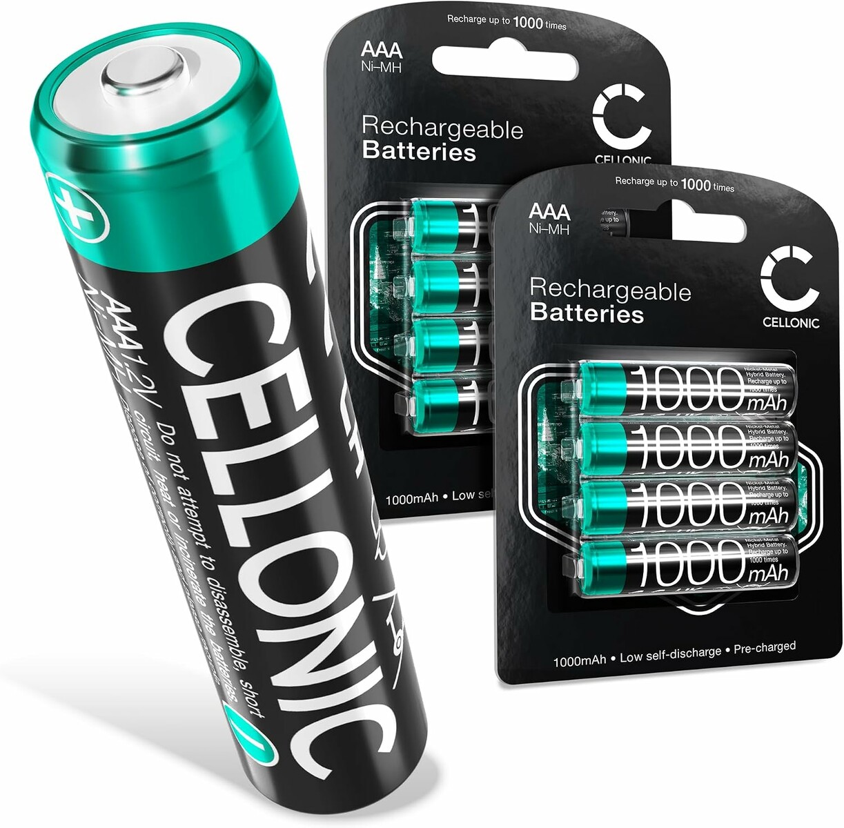 CELLONIC – zamienne baterie 1000 mAh do telefonu stacjonarnego Siemens Gigaset, 8 szt.