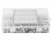 GLOGLOW – zestaw kondensatorów elektrolitycznych 400 szt., 24 wartości 1-1000uF – zdjęcie 5