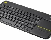 Logitech K400 Plus - klawiatura bezprzewodowa z touchpadem, czarna – zdjęcie 1