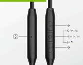 Avantree E171 - sportowe sluchawki przewodowe jack 3,5mm z uchwytem na ucho, czarne – zdjęcie 4