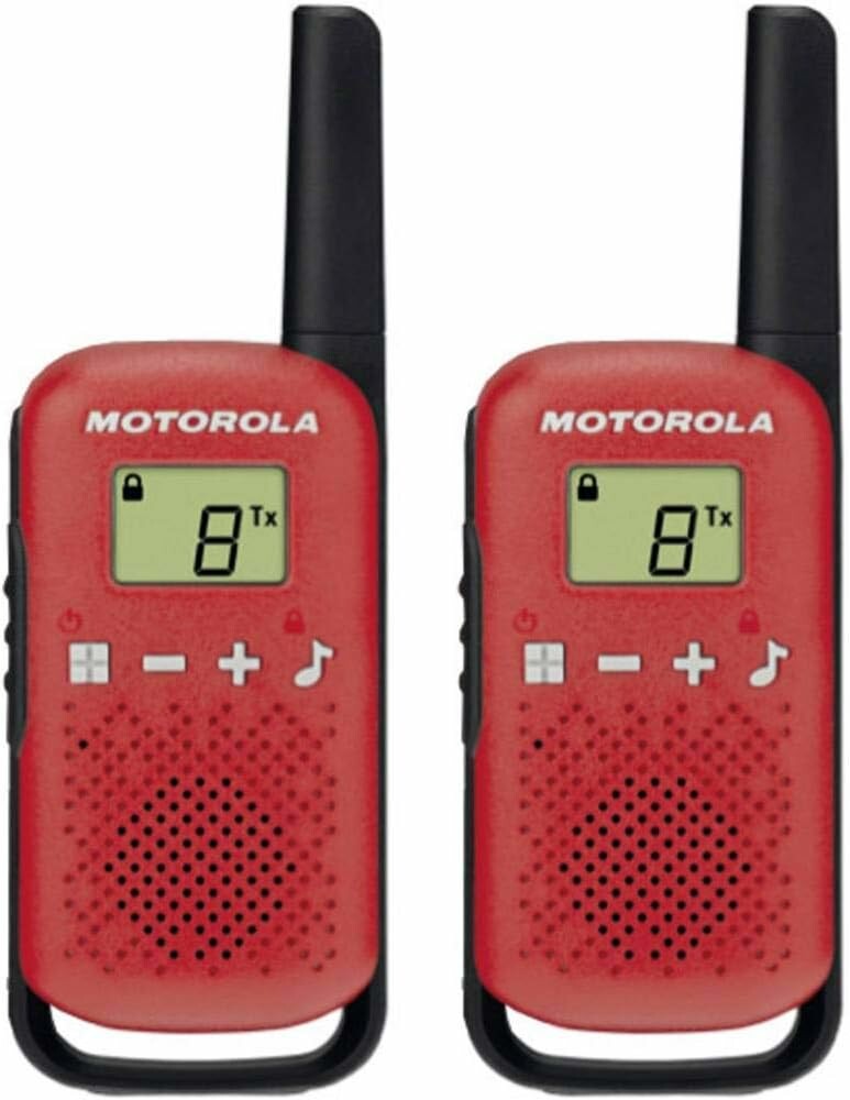 Motorola Talkabout T42 - para krotkofalowek PMR446, czerwono-czarne