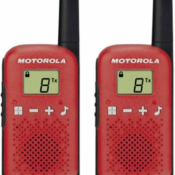 Motorola Talkabout T42 - para krotkofalowek PMR446, czerwono-czarne
