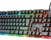 Trust GXT 835 Azor - klawiatura przewodowa dla graczy, podswietlenie RGB, czarna – zdjęcie 1
