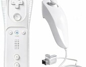TechKen - pilot Wii Remote z Nunchuck, bialy – zdjęcie 1