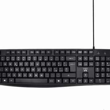 Cicha klawiatura przewodowa USB Ewent EW3000, stan: nowy