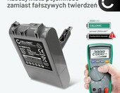 CELLONIC - akumulator zamienny 21,6V 2000mAh do odkurzacza Dyson V7 – zdjęcie 2