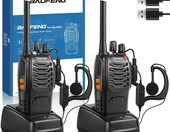 BAOFENG 88E - para krotkofalowek PMR446 z ladowaniem USB, czarne – zdjęcie 1
