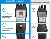 BAOFENG 88E - para krotkofalowek PMR446 z ladowaniem USB, czarne – zdjęcie 3