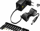 goobay 64568 - uniwersalny zasilacz sieciowy 3-12V z 7 koncowkami DC – zdjęcie 1