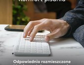Logitech Keys-To-Go 2 - ultraprzenosna klawiatura Bluetooth, jasnoszara – zdjęcie 4