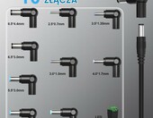 shefor zasilacz uniwersalny 12V 5A z 7 koncowkami DC – zdjęcie 3
