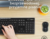 Logitech MK270 - bezprzewodowy zestaw klawiatura i mysz, czarny – zdjęcie 2