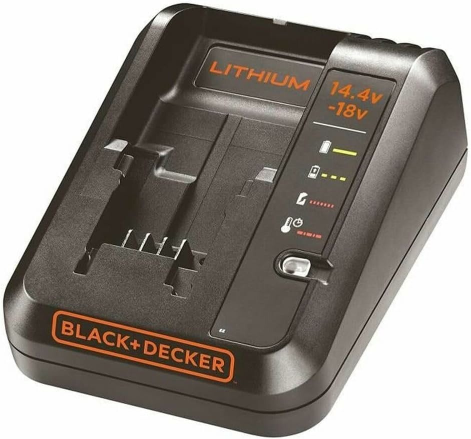 BLACK+DECKER BDC1A-QW - ładowarka do akumulatorów 18V/14,4V, pomarańczowa