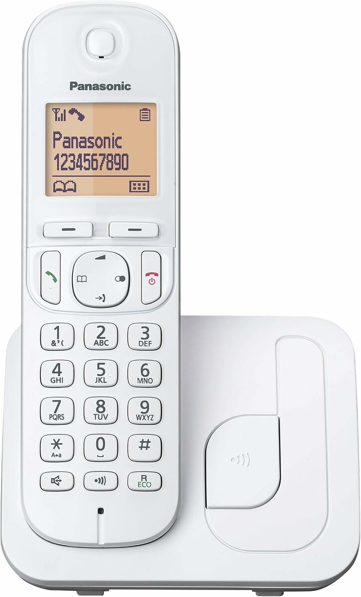 Panasonic KX-TGC210SPW - telefon bezprzewodowy ze stacją bazową, biały
