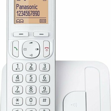 Panasonic KX-TGC210SPW - telefon bezprzewodowy ze stacją bazową, biały
