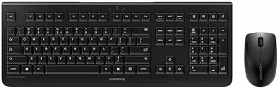 CHERRY DW 3000 - płaski zestaw klawiatura i mysz bezprzewodowa, czarny