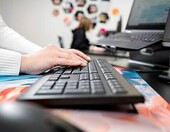 CHERRY DW 3000 - płaski zestaw klawiatura i mysz bezprzewodowa, czarny – zdjęcie 3