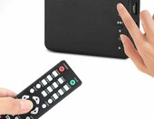 ASHATA - mini odtwarzacz multimedialny HDMI 1080P z pilotem, czarny – zdjęcie 2