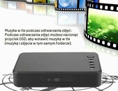 ASHATA - mini odtwarzacz multimedialny HDMI 1080P z pilotem, czarny – zdjęcie 5