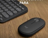 Logitech Pebble 2 Combo - smukły zestaw klawiatura i mysz Bluetooth, grafit – zdjęcie 2