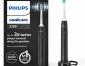 Philips Sonicare 3100 HX3671/14 - szczoteczka soniczna z czujnikiem nacisku, czarna – zdjęcie 1