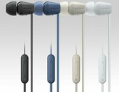 Sony WI-C100 - bezprzewodowe słuchawki douszne Bluetooth, niebieskie – zdjęcie 4