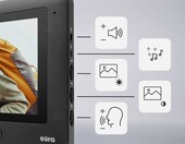 Eura VDP-45A3 Alpha - wideodomofon 4-przewodowy z 2 monitorami 7 cali, czarny – zdjęcie 5